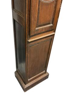 ANTIQUE 19TH CENTURY FRENCH GRANDFATHER CLOCK WITH BRASS ROOSTER CREST - 4496435