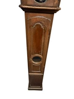 ANTIQUE 19TH CENTURY FRENCH GRANDFATHER CLOCK WITH BRASS ROOSTER CREST - 4496439