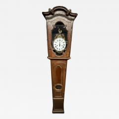 ANTIQUE 19TH CENTURY FRENCH GRANDFATHER CLOCK WITH BRASS ROOSTER CREST - 4497328