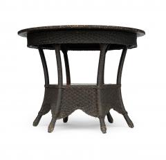 ANTIQUE 6 LEGGED WICKER TABLE - 2425660