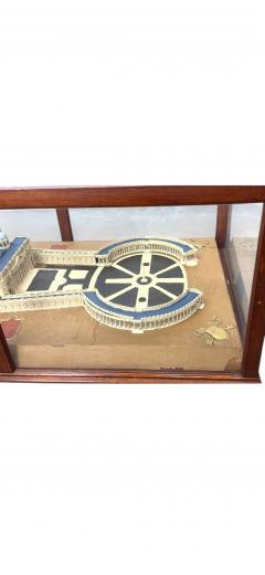 ANTIQUE ARCHITECTURAL DIORAMA OF SAINT PETERS BASILICA SQUARE VATICAN CITY - 4563592