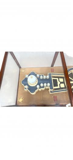 ANTIQUE ARCHITECTURAL DIORAMA OF SAINT PETERS BASILICA SQUARE VATICAN CITY - 4563594