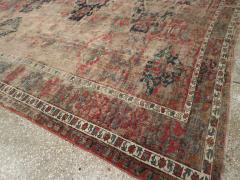 ANTIQUE CENTRAL ASIAN FLATWEAVE SOUMAK ROOM SIZE CARPET - 3023705