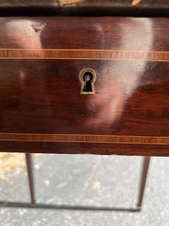 ANTIQUE INLAID ENVELOPE GAME TABLE - 2547439