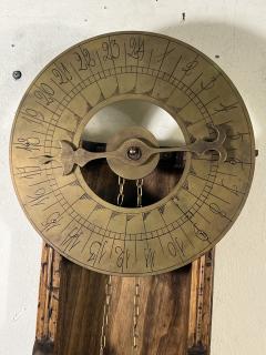 ANTIQUE ITALIAN BRASS AND WOOD WATER CLOCK - 4171740
