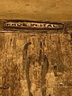 ANTIQUE ITALIAN BRASS AND WOOD WATER CLOCK - 4171750