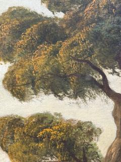 ANTIQUE NAPOLEONS TOMB IN LANDSCAPE PAINTING - 4689572
