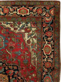 ANTIQUE PERSIAN HERIZ ACCENT RUG - 3221128