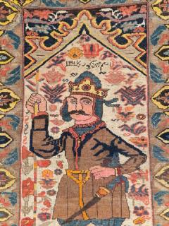 ANTIQUE PERSIAN KURDISH RUG - 3046924