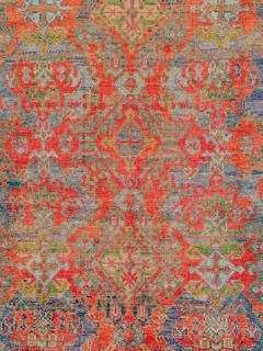 ANTIQUE TURKISH OUSHAK CARPET - 2538445