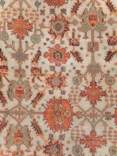 ANTIQUE TURKISH OUSHAK SQUARE ROOM SIZE CARPET - 2352946