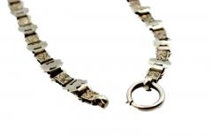 ANTIQUE VICTORIAN SILVER BOOK LINK COLLAR - 3642706