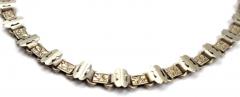 ANTIQUE VICTORIAN SILVER BOOK LINK COLLAR - 3642707