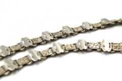 ANTIQUE VICTORIAN SILVER BOOK LINK COLLAR - 3642708