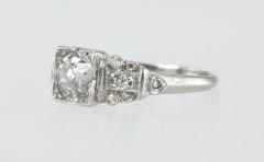 ART DECO 1 14 CARAT DIAMOND PLATINUM ENGAGEMENT RING - 2783444