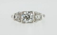 ART DECO 1 14 CARAT DIAMOND PLATINUM ENGAGEMENT RING - 2783445