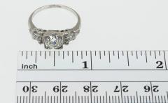 ART DECO 1 14 CARAT DIAMOND PLATINUM ENGAGEMENT RING - 2783448