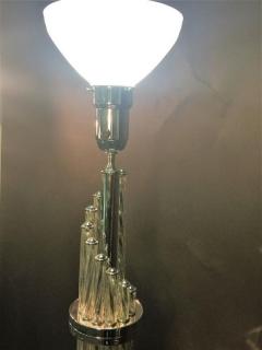 ART DECO CASCADING GLASS WITH CHROME LAMP - 3049068