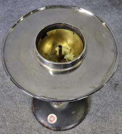 ART DECO CHROME BLACK ENAMEL ROLLS ROYCE SHOWROOM STANDING ASHTRAY - 4279441