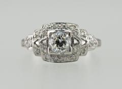 ART DECO DIAMOND 65CT RING - 2783391