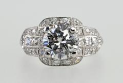 ART DECO ENGAGEMENT RING WITH 1 53 CARAT DIAMOND - 2783408