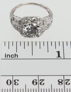 ART DECO ENGAGEMENT RING WITH 1 53 CARAT DIAMOND - 2783413