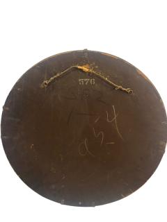 ART DECO ETCHED DESIGN ROUND MIRROR - 4694279