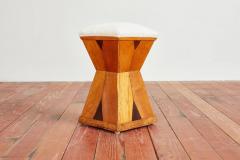 ART DECO ITALIAN WOOD STOOLS - 3091296