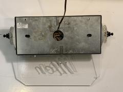 ART DECO LUCITE MEN ILLUMINATED LOUNGE WALL SCONCE - 4779424