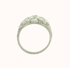 ART DECO OLD EUROPEAN CUT DIAMOND AND PLATINUM RING CIRCA 1930 - 2621193