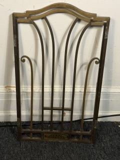 ART DECO PAIR OF BRONZE NEXT WINDOW BANK TELLER GATES - 4283078