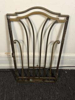 ART DECO PAIR OF BRONZE NEXT WINDOW BANK TELLER GATES - 4283081