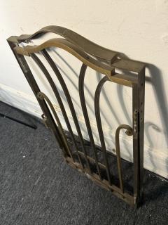 ART DECO PAIR OF BRONZE NEXT WINDOW BANK TELLER GATES - 4283083
