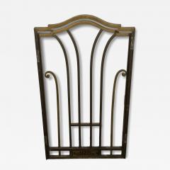 ART DECO PAIR OF BRONZE NEXT WINDOW BANK TELLER GATES - 4288165
