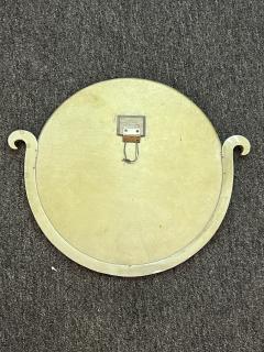 ART DECO SILVER LEAF WOOD MIRROR - 3645674