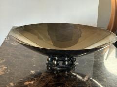 ART DECO SILVERPLATE TAZZA WITH SIX BALL ROUND BASE - 4335978