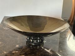 ART DECO SILVERPLATE TAZZA WITH SIX BALL ROUND BASE - 4335979