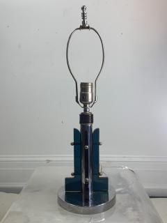 ART DECO SKYSCRAPER BAKELITE AND CHROME LAMP - 1121977