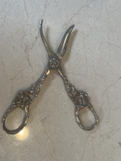 ART NOUVEAU STERLING SILVER GRAPE SHEARS - 3749061