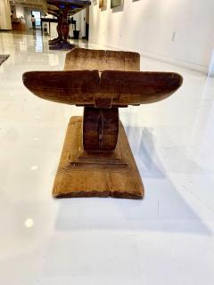 ASHANTI WOODEN STOOL WEST AFRICA GHANA - 2746355