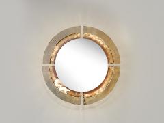 AV Mazzega Illuminated Wall Mirror by AV Mazzega - 4092329