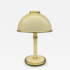 AV Mazzega Mid Century Italian Modern Art Glass Mushroom Table Lamp by Mazzega with Brass - 2559668