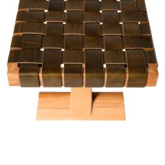 AX Bench by FINCH white oak and leather customizable  - 4625058