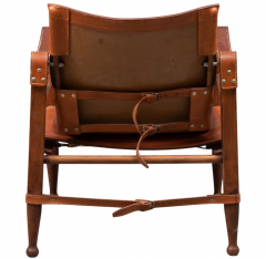 Aage Bruun S n Aage Bruun Son Brown Leather Safari Chair - 2780159