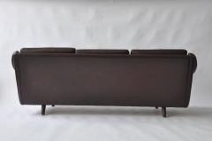 Aage Christensen Pair of Aage Christiansen 1960s Danish Leather Sofas - 394181