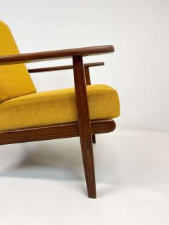 Aage Petersen Midcentury Easy Chairs Model Ge 88 Massive Teak Wood GETAMA Denmark 1960s - 2277055