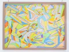 Aaron Marcus Aaron Marcus Abstract Geometric Oil on Canvas Dated 2010 - 1457700