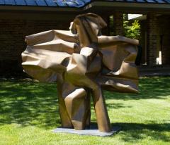 Abbott Pattison Abbott Pattison Sculpture Abstract Bronze Titled Flight 1977 Large Scale - 1570251