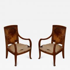 Abel Landry Abel Landry Pair of Art Nouveau Armchairs - 1543667