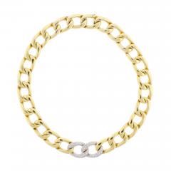 Abel Zimmerman Abel Zimmerman Diamond Open Link Necklace - 449602